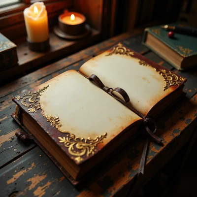 Luminous Leather Journal