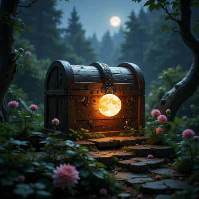 Moonlit Manuscript Box