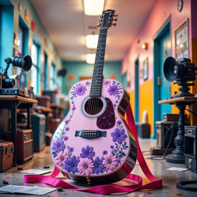 Sunset Serenade Guitar