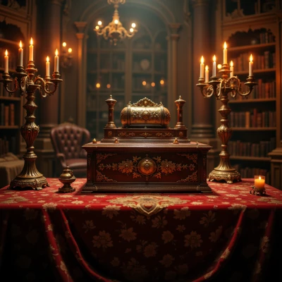 Moonlit Manuscript Box