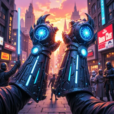 Galactic Justice Gauntlets