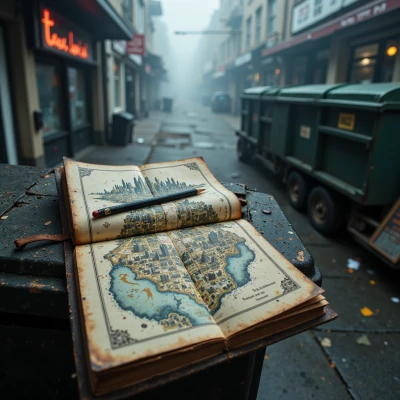 Foggy Cityscape Sketchbook