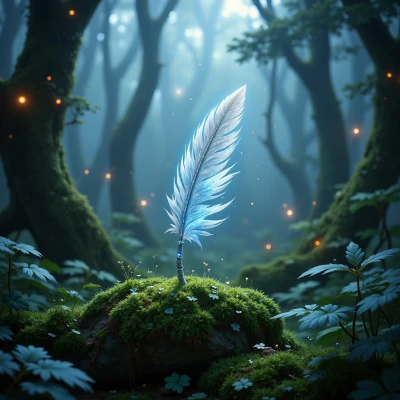 Moonlit Luminous Quill