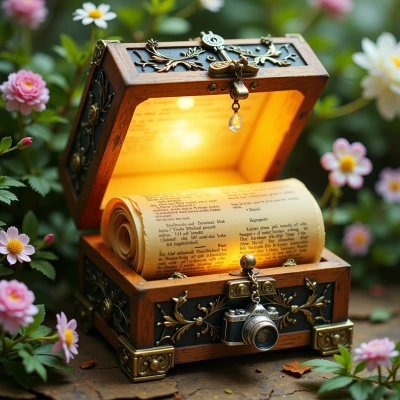 Sunlit Script Page Necklace