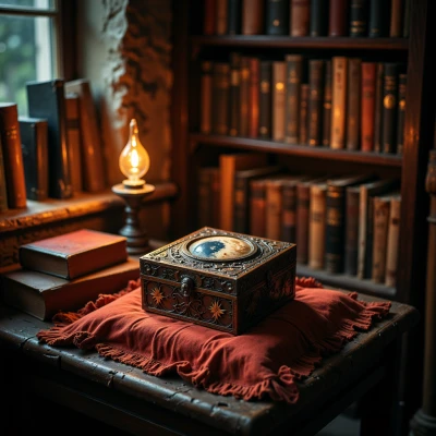 Moonlit Manuscript Box