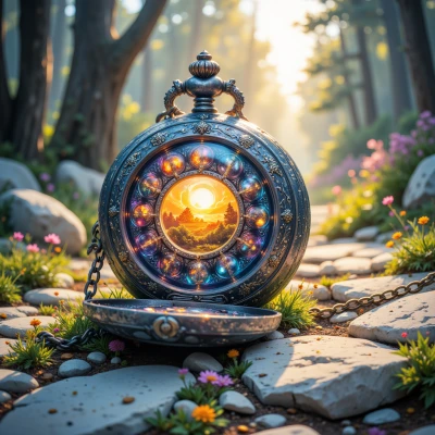 Perpetual Sunset Pocket Watch