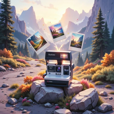 Time-Traveling Polaroid Camera