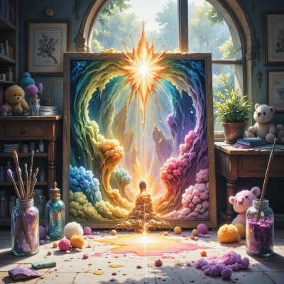 Whimsical Doodle-Power Paintbrush