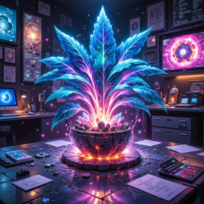Neon Cipher Plant
