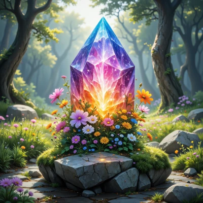 Energy-Blooming Crystal