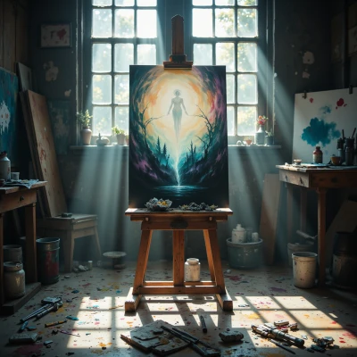 Easel of Vanishing Ideas