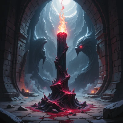 Candle of Overly Dramatic Shadows