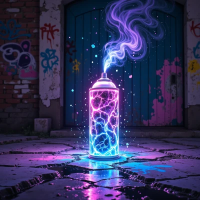 Spray Can of Infinite Colors