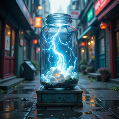 Miniature Storm in a Jar