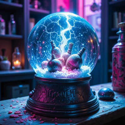 Anarchy Snow Globe