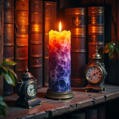 Candle of Infinite Sunsets