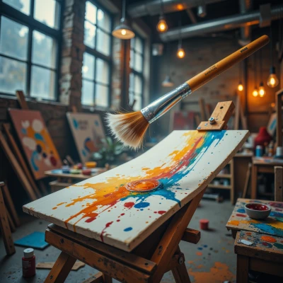 Self-Reflecting Paintbrush