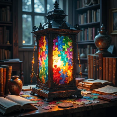 Chaotic Puzzle Lantern