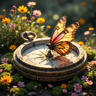Butterfly Compass