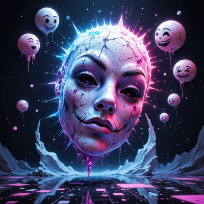 Mask of Infinite Reaction Faces