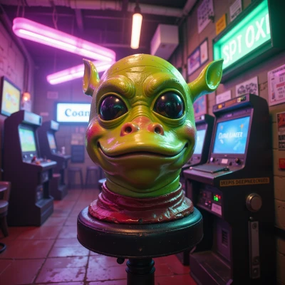 Shrek-Sized Duck Mask