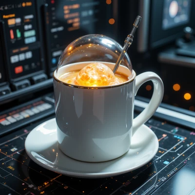 Mug of Microgravity Coffee