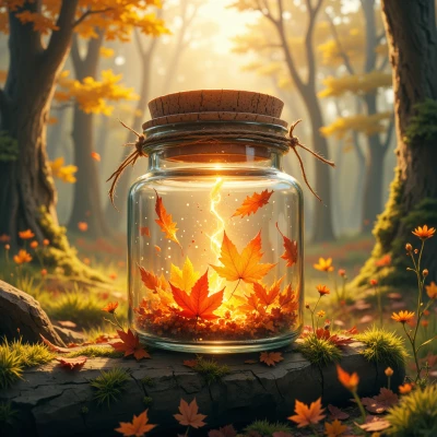 Jar of Whispering Leaves
