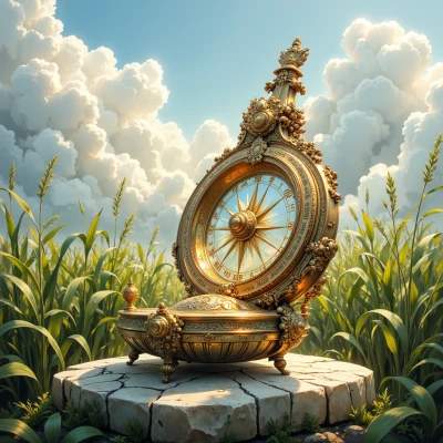 Sundial of Cloudy Time