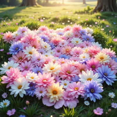 Petal-Woven Comfort Blanket