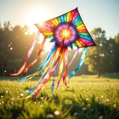 Rainbow Kite