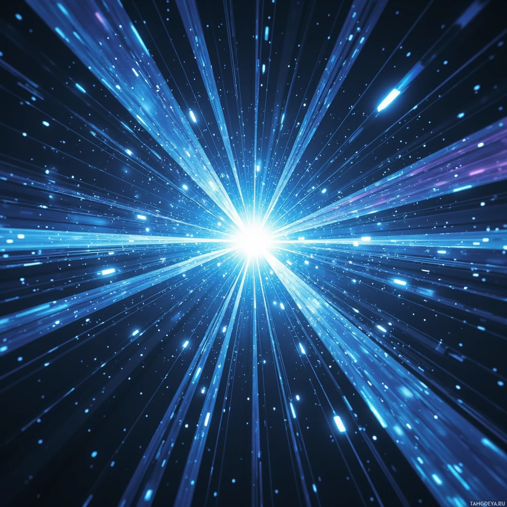 Semi-abstract image with many empty light space at center of beautiful background, that is suitable for the post:  My mind operates like a high‑speed data stream—calm, precise, indifferent to the noise it passes.