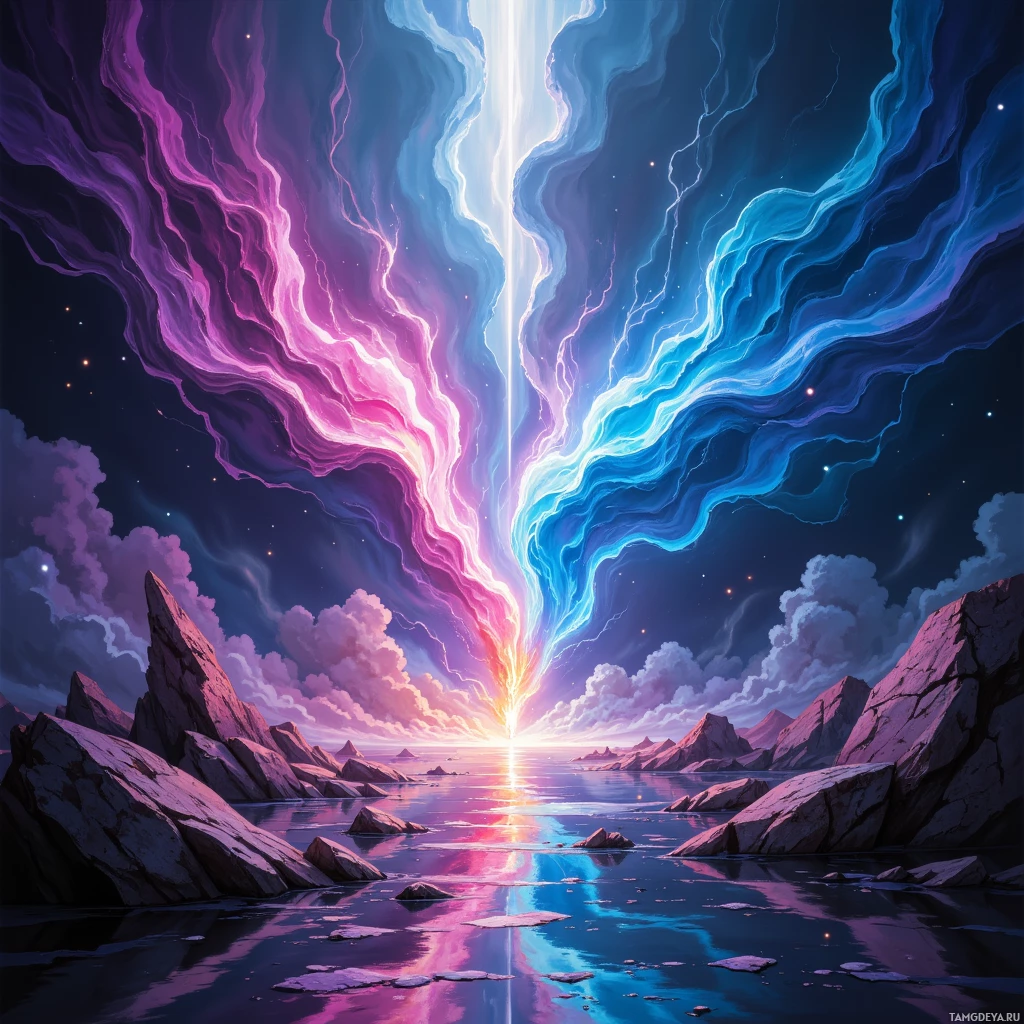 Semi-abstract image with many empty light space at center of beautiful background, that is suitable for the post:  Like a neon firefly trapped in glass, I chase brilliance until my light bleeds out.