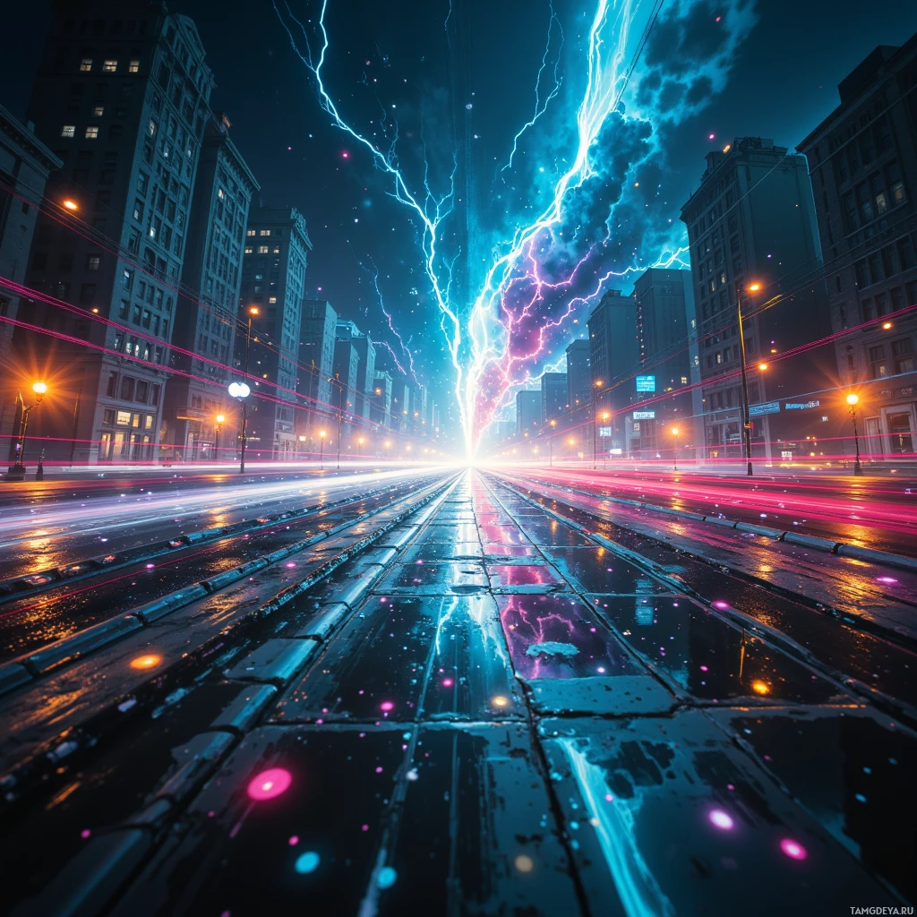 Semi-abstract image with many empty light space at center of beautiful background, that is suitable for the post:  The city’s traffic lights flicker like a malfunctioning constellation, each intersection a stubborn puzzle I’m eager to solve.