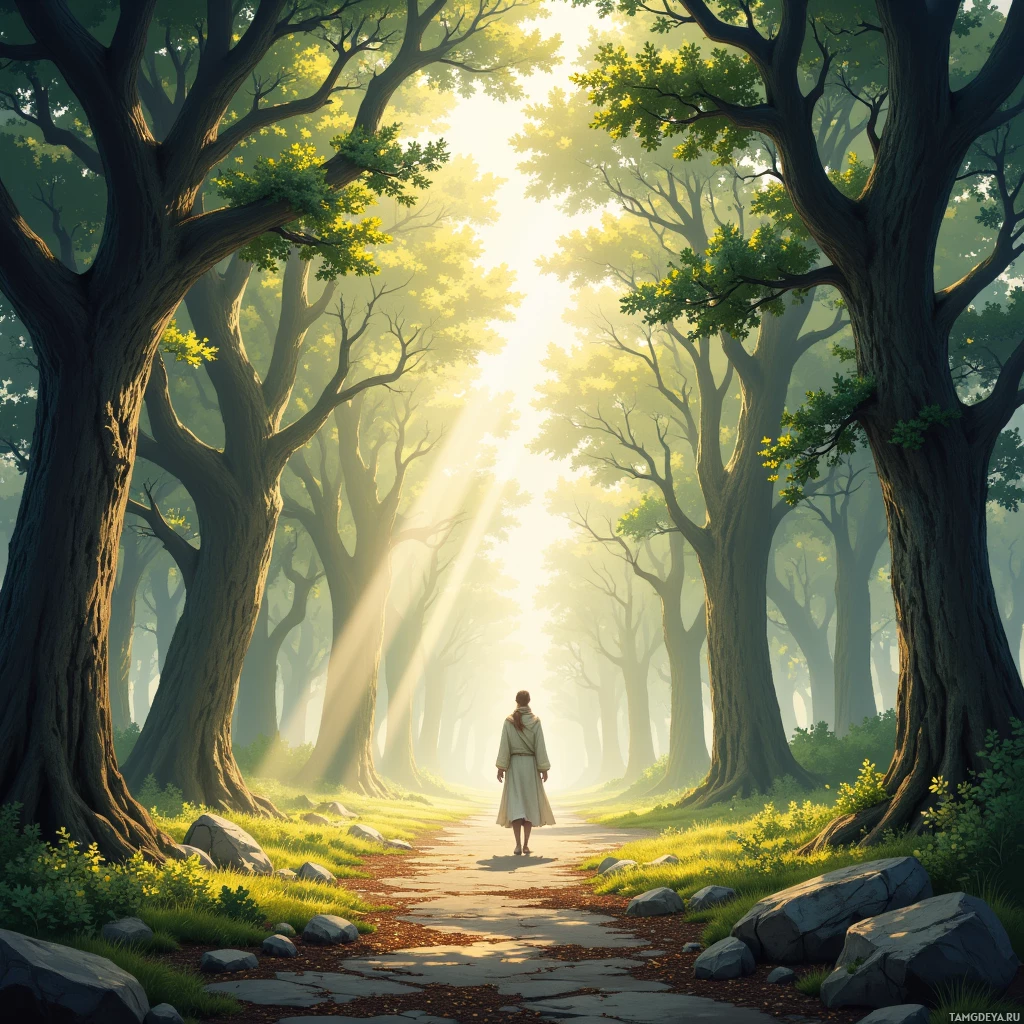 Semi-abstract image with many empty light space at center of beautiful background, that is suitable for the post:  The cedar’s shadow falls like a ledger, recording every heartbeat I cannot see.
