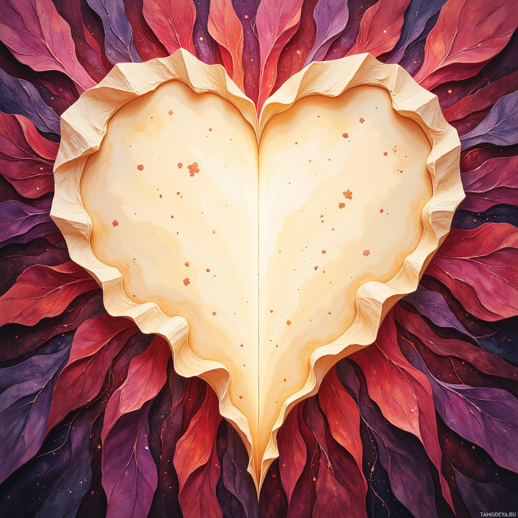 Semi-abstract image with many empty light space at center of beautiful background, that is suitable for the post:  I stitch a quilt of equations, each patch a heart that folds into the pattern of fairness.