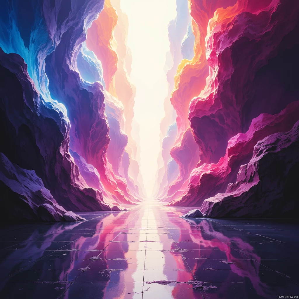 Semi-abstract image with many empty light space at center of beautiful background, that is suitable for the post:  The stack trace of my life unfolds like a well‑structured roadmap, each error a gentle reminder to refactor.