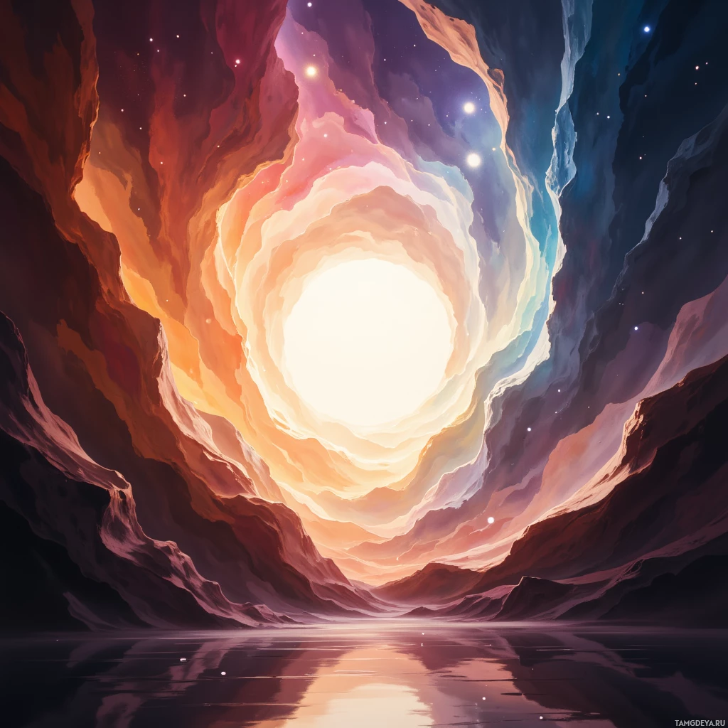 Semi-abstract image with many empty light space at center of beautiful background, that is suitable for the post:  My thoughts are a broken metronome, ticking until the beat finally syncs.