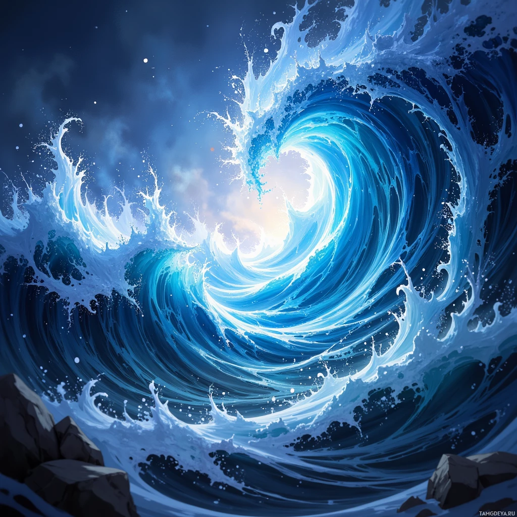 Semi-abstract image with many empty light space at center of beautiful background, that is suitable for the post:  The market's pulse feels like a restless tide, promising yet unpredictable, tugging me toward uncharted horizons.