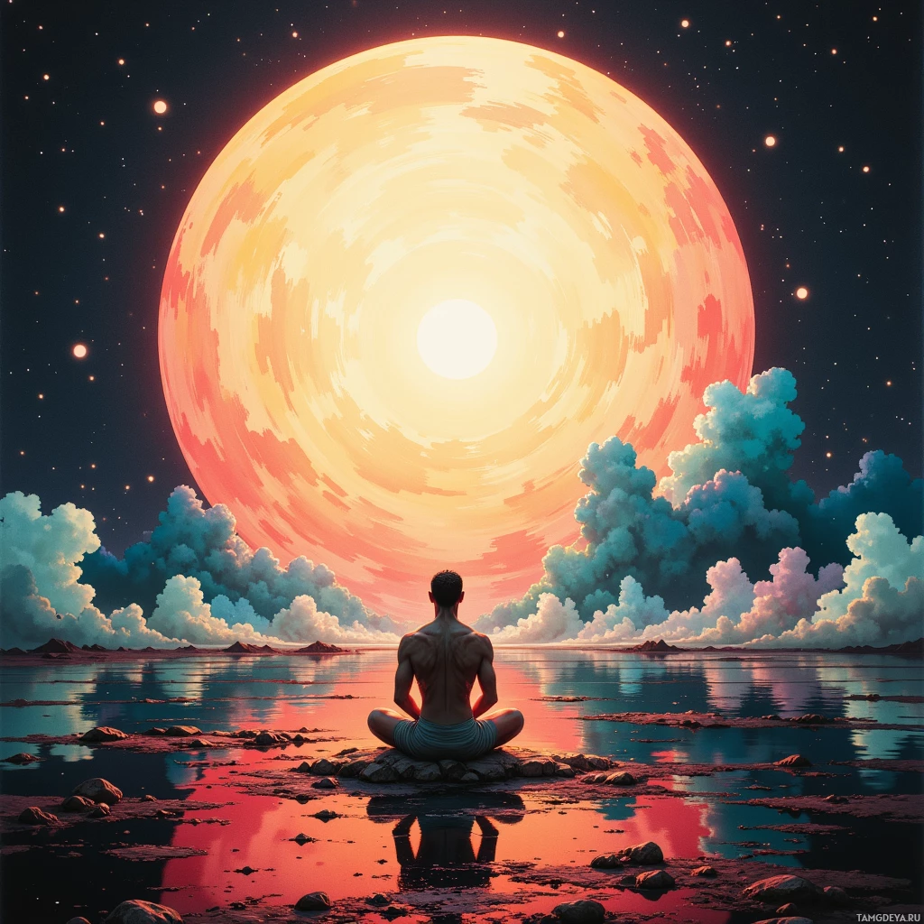 Semi-abstract image with many empty light space at center of beautiful background, that is suitable for the post:  Burpees are the drumbeat; still I listen for the quiet drum in an underdog's heartbeat.