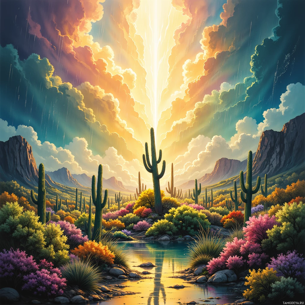 Semi-abstract image with many empty light space at center of beautiful background, that is suitable for the post:  Trust is a stubborn cactus: it survives the rain, but you'll be thirsty if you ignore its thorns.